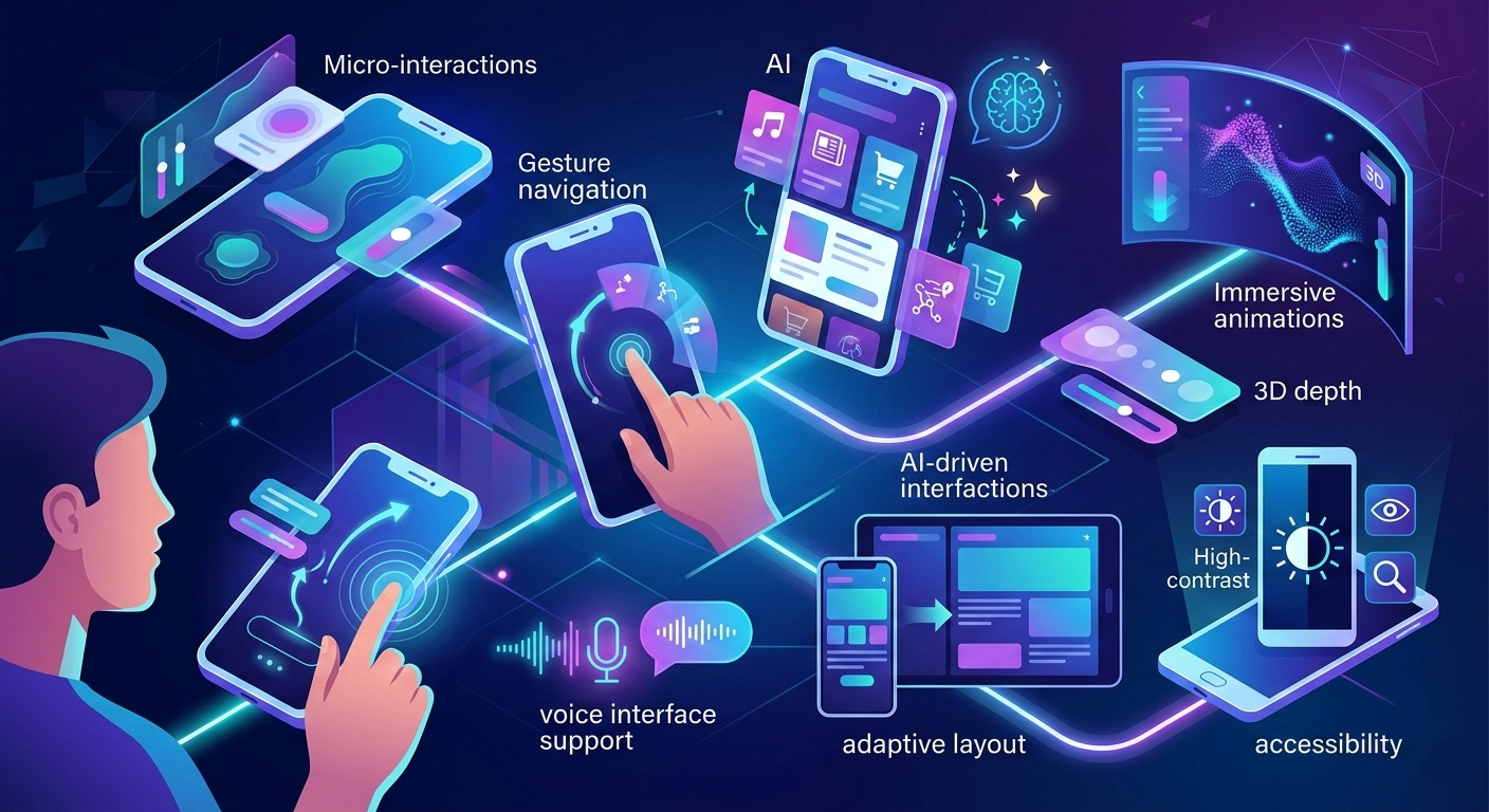 Latest Mobile UI/UX Trends & Innovations
