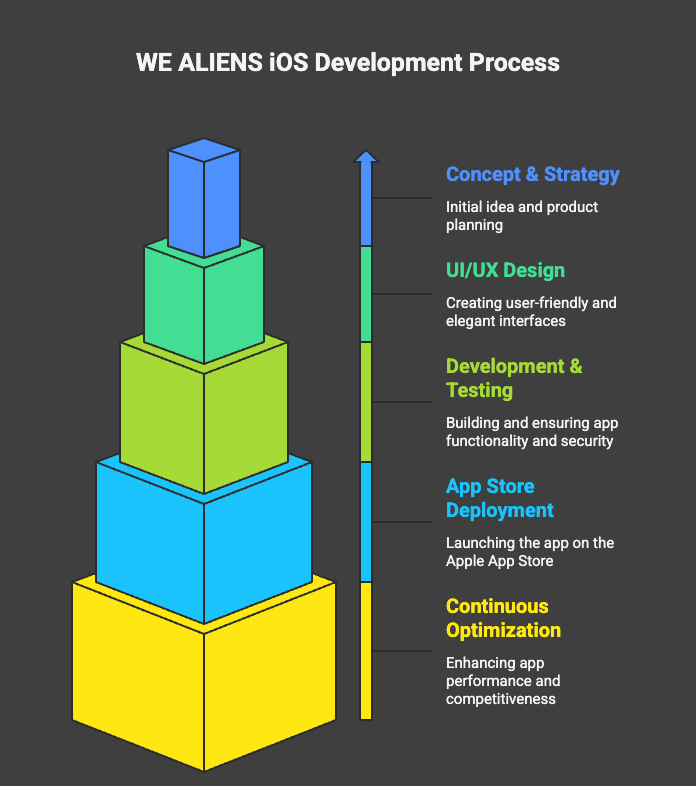 Professional iOS App Development Services by WE ALIENS